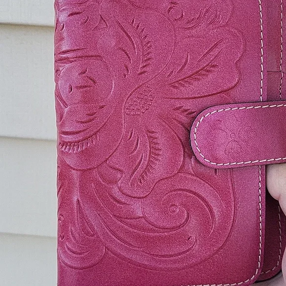Patricia Nash Pink Tooled Fini Agenda